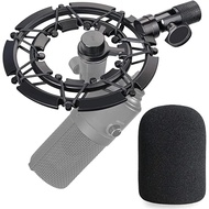 FIFINE K669 Shock Mount and Pop Filter Matching Mic Boom Arm Stand, Compatible for FIFINE K669 Micro