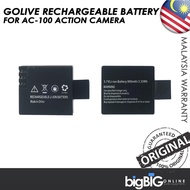 Golive Replacement Rejected Battery for AC-100 & AC-100 Pro Action Camera