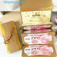 ANHENGXIN 3D Birthday Red Envelope, Foldable HongBao Lucky Money Envelope, Greeting Card Traditional