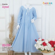 GAMIS MOTIF SALUR KOREAN LOOKS 8-14 TAHUN LD 82 88 92 96 REMAJA GAMIS ANAK SD KELAS 2 BAJU MUSLIM AN