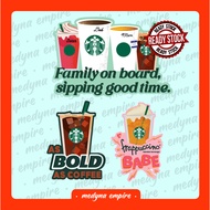 Starbucks Drive Thru Car Sticker