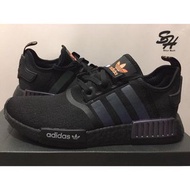 ADIDAS NMD R1 黑 橘 變色龍 漸層 3M 反光 FV8025