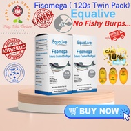Equalive fisomega Enteric coated fish oil ( High strength ) Halal omega 3 fish oil