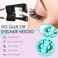 New Magnetic False Eyelashes Set Eyelash Extensions Without Glue, Reusable And Waterproof, E7n4