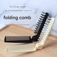 [COD] 2 in 1 Foldable Comb Hair Brush Mini Anti Static Air Bag Fluffy Styling Portable Small Pocket 