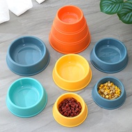 PP Foot Print Candy Single Pet Bowl Color Pet Bowl Frosted Dog Bowls  Large Pet Feeding Bowls 宠物塑料碗 