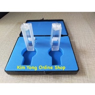 Quartz Cuvettes/ with Lids 10 mm Cell Cuvette With box