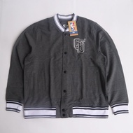 (New) NB4 BULLS VARSITY MEN'S JACKET - MELANGE GREY