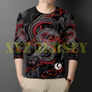 Kaos Shio Naga Lengan Panjang I Jersey Naga I Kaos Naga Tahun Baru 2024 I Kaos Chinese I Kaos Dragon