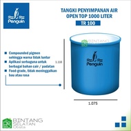 TANGKI AIR PENGUIN/ TOREN/ PENYIMPANAN AIR OPEN TOP TR 100 1000 LITER