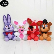 AC FNAF Five Nights At Freddy's Sanshee Plushie Toy 18cm Plush Bear Foxy Kid Gift Toy