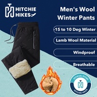 Hitchie -15Deg Man Winter Snow Cold Down Long Pants Men Fleece Coat Seluar Panjang Sejuk Tebal Lelak