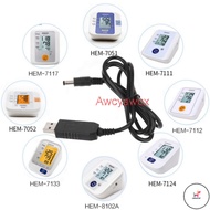 WOW 6V USB power cable DC Universal Adapter for Omron Bplife yuwell Microlife Rossmax iCare Indoplas