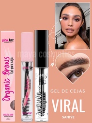 Duo Gel para cejas Pink up y gel saniye  cejas planchado de ceja saniye transparente cejas organizas