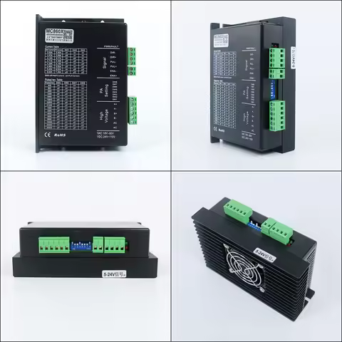 Microstep stepper motor driver MC860X 7.2A DC24-110V/ AC18-80V for Nema23 24 34 CNC Stepper Motor