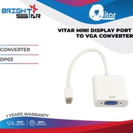 CONVERTER VITAR MINI DISPLAY PORT TO VGA CONVERTER / DP03 / 1Y