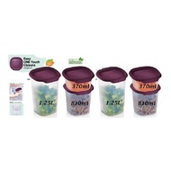 Tupperware One Touch Fresh Small Square Set (6pcs) 370ml 810ml 1.25L