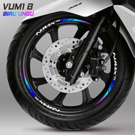 Nmax 155 Rim Sticker yamaha nmax velek velek Sticker Reflective Flame VUM1