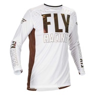Ready Stock Mountain bike cycling clothes downhill motorcycle white long-sleeved racing bike For Men