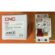 (CNC) Anti-current circuit breaker (RCB0) 1PN 63A code YCB7LE-63Y 63A 30mA detector, quality product
