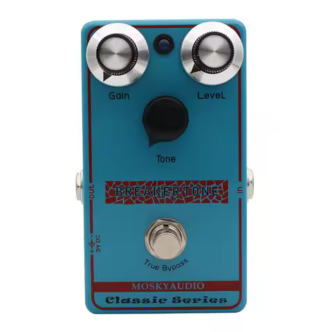 Mosky Breaker Tone Classic Blues Drive Effect Pedal True Bypass for Electric Guitar,Low Gain Overdri