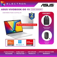 Asus VivoBook Go 15 E1504F-ABQ469WS 15.6'' FHD Silver (Ryzen 5 7520U,16GB, 512GB SSD, ATI, W11P, HS)