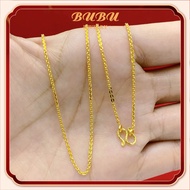 สร้อยคอทองคำแท้ 18K หรือ สร้อยอิตาลี (Au750) น้ำหนัก 1.5 กรัม ยาว 18 นิ้ว หรือ 45ซม.