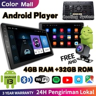 ✨LOWEST PRICE✨[ 4GB RAM+32G IPS ] car android Player 7 9 10 inch Double Din Car Radio Multimedia Video Player Support FM/GPS/WiFi/Bluetooth android car player android player 9 inch android player 10 inch viva wira myvi Axia Accessories  Adroid player waja