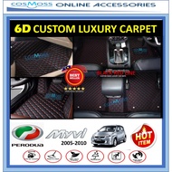 (MADE IN MALAYSIA) PERODUA MYVI 2005 OLD 2006 2007 2008 2009 2010 LEATHER LUXURY CARMAT OEM CARPET F