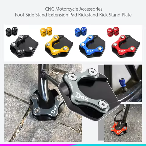 FOR HONDA DAX125 ST125 ST 125 DAX Motorcycle Accessories Kickstand Foot Side Stand Sidestand Extensi