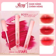 [TẶNG CỌ TÁN SON]  Son Touch The Stars Thương Hiệu Rosy Sweet Love Màu Đỏ Đào Dạng Kem Lì Chính Hãng