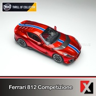 TOC Thrill of Collector 1: Ferrari 812 Competizione Rosso Magma with Water Sticker