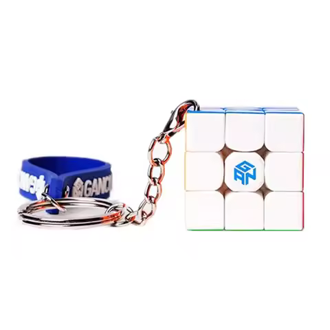 GAN330 Keychain Cube 3x3x3 Magic Cube 3x3 Speed Cube Puzzle Gans 3x3x3 Cube GAN 330 Mini 30MM Size M