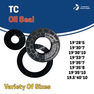 NBR TC OIL SEAL 19 (ID) OIL SEAL NBR TC (TC 19X30X10/19X30X7/19X35X10/19X33X7/19X35X8/19X35X7/19X28X