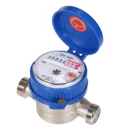 LXSG-13D Household Water Meter Single Flow Dry Cold Water Table Qn 1.5m3/h 30 C 15mm Garden & Home W