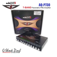 AUDIO QUART เครื่่องเสียงรถยนต์ ปรีแอมป์ 7แบน/7Band (ซับรวม) AUDIO QUART รุ่น AQ- Audio Quart รุ่นAQ-P730