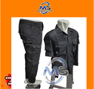 baju seragam brimob hitam pdl/security/tactical