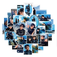 30-Piece K-Pop TXT Merch Style C Stickers - DIY Decor Stickers for Water Bottles, Luggage & Tablet C