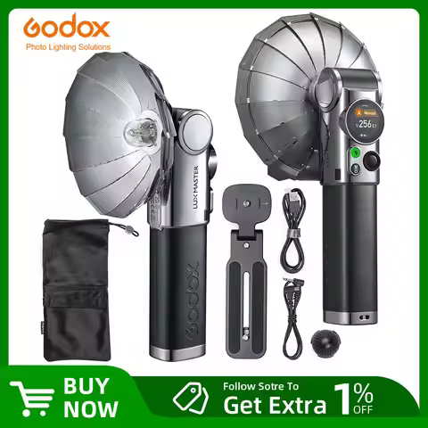 Godox Lux Master Retro Camera Flash Portable for Canon Sony Nikon Fuji Olympus Leica Pentax