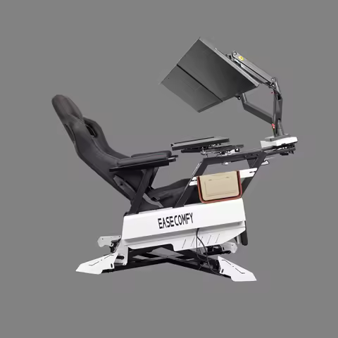 IMPERATOR WORKS Cheapest Recline Workstation Chair Computer Cockpit for 2 Monitors Gaming Rig Scopri