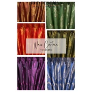 NACO N1-N15 -  Hook & Ring Type Langsir Kampung,  15 Corak & Warna Pilihan Langsir Tingkap Naco/ Lan