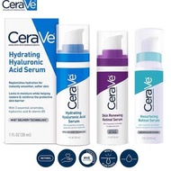 4️⃣款現貨🔥看圖揀款官方正貨✅ Cerave 系列✨Resurfacing Retinol Serum 30ml 💚祛痘重塑視黃醇面部精華，A醇 、Hydrating Hyaluronic Acid