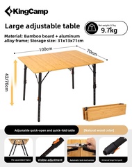 Kingcamp | 4-Fold Adjustable Camping Table