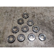 แหวน รองน็อต เบอร์8 และเบอร์10 สแตนเลส แหวนเลส งานดี M5/M6 ต่อชิ้น