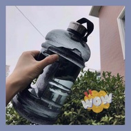 1300ml-2200ml Portable Oversized Water Bottle Sport Bottle 水桶型水杯超大1.3-2.2L健身水壶大容量户外便携健身运动通用