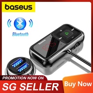 💎✅SG READY STOCK💎Baseus Car FM Modulator Bluetooth Adapter FM Transmitter 3.1A USB Car Charger Bluetooth 5.0 Aux Wireles