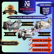 Nissan Grand Livina / Nissan Latio 1.6/1.8 2005-2012 Aircond Compressor