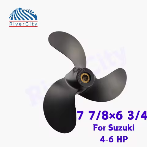 Boat Propeller 7 7/8×6 3/4 For Suzuki 4 hp 5 hp 6 hp Outboard Screw Boat Motor Aluminum Alloy Propel