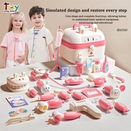 Kids Play House Doctor Toy Set Medical Tools Set Pretend Toys Doctor Costume Dentist Role Play Docto