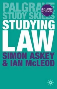 Studying Law by Simon Askey Ian McLeod (UK edition, paperback)